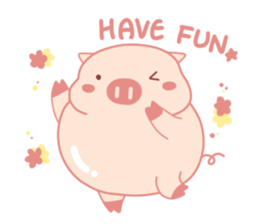 Halloween Holidays of Cute Lovely Pig sticker #14886867