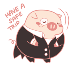 Halloween Holidays of Cute Lovely Pig sticker #14886869