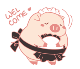 Halloween Holidays of Cute Lovely Pig sticker #14886870