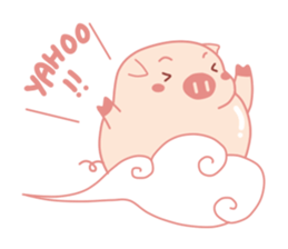 Halloween Holidays of Cute Lovely Pig sticker #14886876