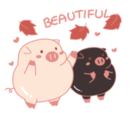 Halloween Holidays of Cute Lovely Pig sticker #14886879