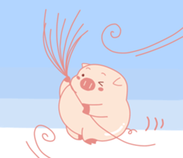 Halloween Holidays of Cute Lovely Pig sticker #14886885
