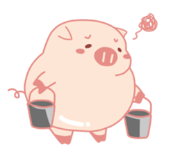 Halloween Holidays of Cute Lovely Pig sticker #14886893
