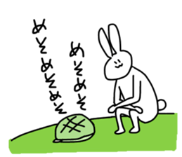 Rabbit and Mutchy sticker #14887955