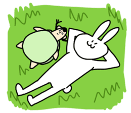 Rabbit and Mutchy sticker #14887956