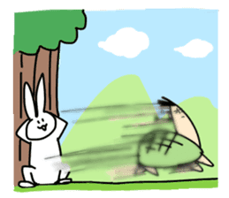 Rabbit and Mutchy sticker #14887957