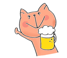 The colorful cats sticker #14888180