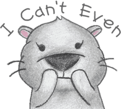 Skipper the Otter- Judgmental Skipper sticker #14888225