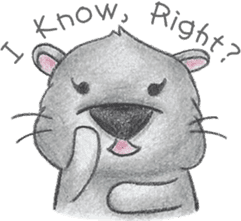 Skipper the Otter- Judgmental Skipper sticker #14888229