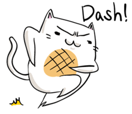 Cat , such as rice cake vol.1(English) sticker #14888750