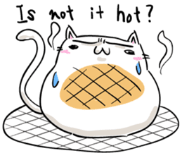 Cat , such as rice cake vol.1(English) sticker #14888763
