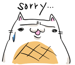 Cat , such as rice cake vol.1(English) sticker #14888764