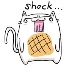 Cat , such as rice cake vol.1(English) sticker #14888767