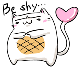 Cat , such as rice cake vol.1(English) sticker #14888773