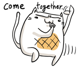 Cat , such as rice cake vol.1(English) sticker #14888775