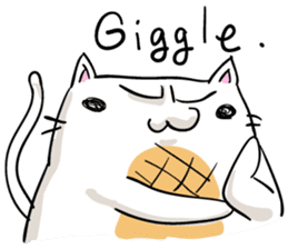 Cat , such as rice cake vol.1(English) sticker #14888778