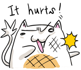 Cat , such as rice cake vol.1(English) sticker #14888781