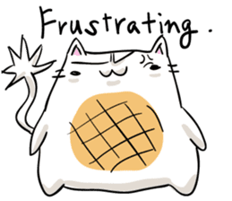 Cat , such as rice cake vol.1(English) sticker #14888782
