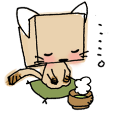 Hako-Nyan sticker #14889733