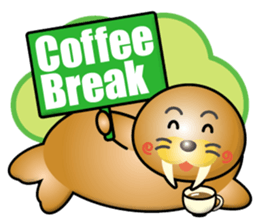 walrus boy sticker #14890145