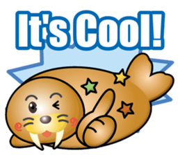 walrus boy sticker #14890146