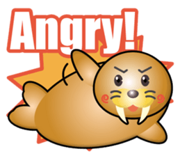 walrus boy sticker #14890147