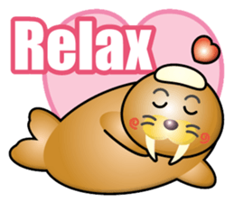 walrus boy sticker #14890148