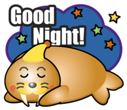 walrus boy sticker #14890149