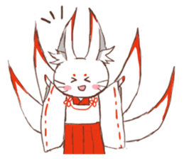 tenkosan and maneko sticker #14890150