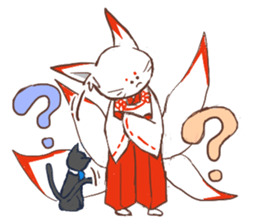 tenkosan and maneko sticker #14890152