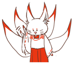 tenkosan and maneko sticker #14890160