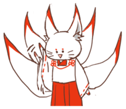 tenkosan and maneko sticker #14890160