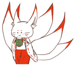 tenkosan and maneko sticker #14890167