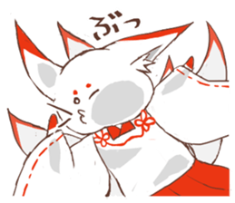 tenkosan and maneko sticker #14890178