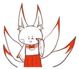 tenkosan and maneko sticker #14890179