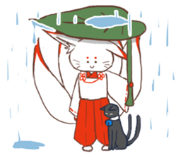 tenkosan and maneko sticker #14890185