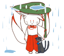 tenkosan and maneko sticker #14890185