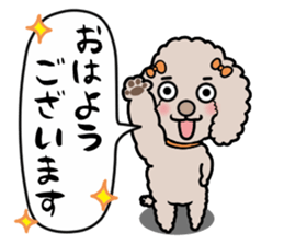 Anna is a mother of toy poodles sticker #14890374