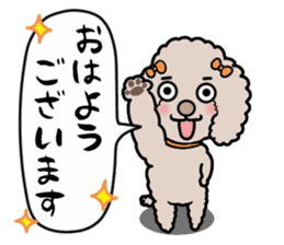 Anna is a mother of toy poodles sticker #14890374