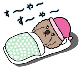 Anna is a mother of toy poodles sticker #14890375