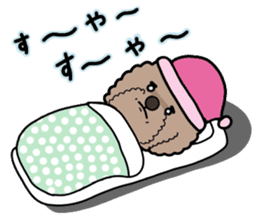 Anna is a mother of toy poodles sticker #14890375