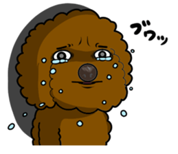 Anna is a mother of toy poodles sticker #14890395