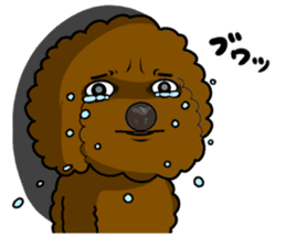 Anna is a mother of toy poodles sticker #14890395