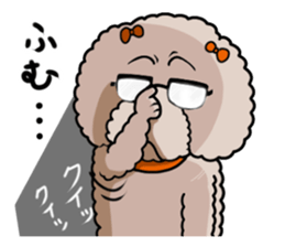 Anna is a mother of toy poodles sticker #14890397