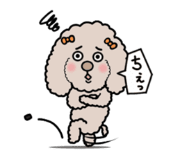 Anna is a mother of toy poodles sticker #14890398