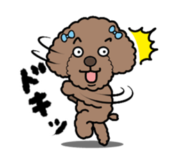 Anna is a mother of toy poodles sticker #14890400