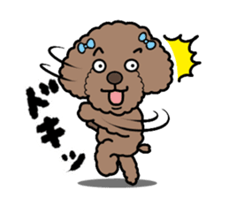 Anna is a mother of toy poodles sticker #14890400