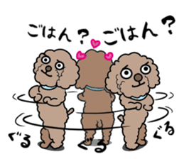 Anna is a mother of toy poodles sticker #14890402