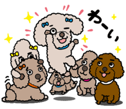 Anna is a mother of toy poodles sticker #14890405