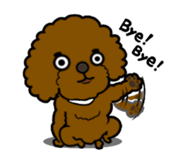 Anna is a mother of toy poodles sticker #14890409